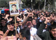 Manifestation à Bakou contre la condamnation de Ramil Safarov