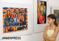A Erévan, les jeunes artistes prennent part à l&rsquo;exposition « Arrêtez la guerre ! » avec pour thème le Liban