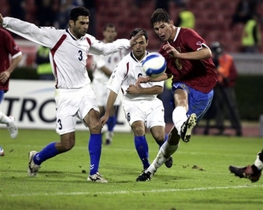 Euro-2008/Qualifications: Serbie bat Arménie 3 à 0