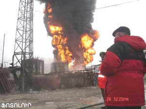 L&rsquo;incendie des dépôts de l&rsquo;usine chimique « Naïrite » d&rsquo;Erévan aura fait très peu de dégâts