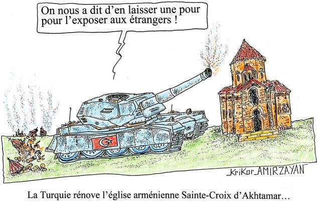L&rsquo;inauguration de l&rsquo;Eglise Sainte-Croix d&rsquo;Akhtamar a été finalement fixée au 11 avril