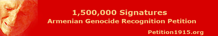 Un site se propose de réunir 1 500 000 signatures avant le 20 avril prochain pour soutenir la reconnaissance du génocide arménien par Washington