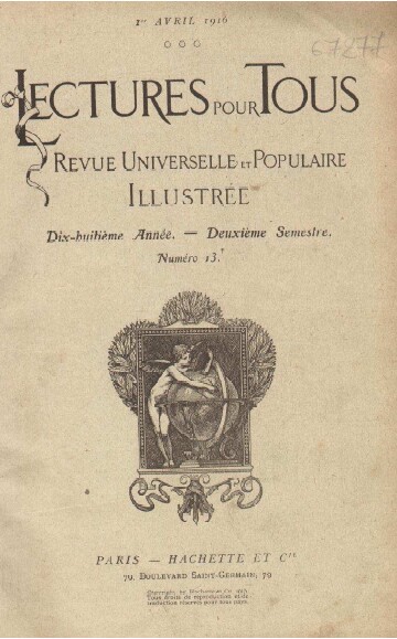 Lectures pour tous en date du 15 mai 1916