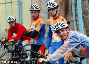 L&rsquo;équipe d&rsquo;Arménie de cyclisme 5e lors d&rsquo;une tournoi international en Iran
