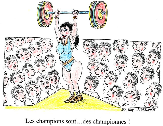 Mélinée Dalouzian (Arménie) Championne d&rsquo;Europe d&rsquo;haltérophilie