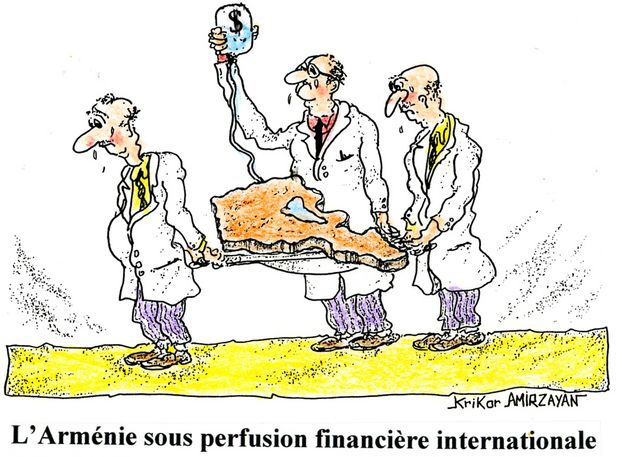 La dette étrangère totale de l&rsquo;Arménie était de 2,05 milliards de dollars fin 2006