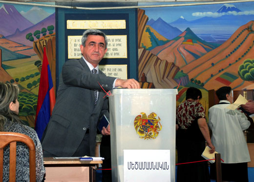 Serge Sarkissian, vainqueur