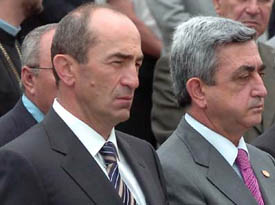Kotcharian soutient la candidature de Sarkissian