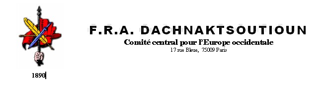 11ème Congrès de la FRA Dashnaktsoutioun d&rsquo;Arménie