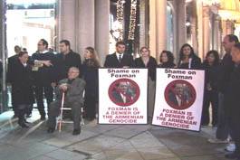 La communauté arménienne de Los Angeles proteste contre la négation du  Génocide par le directeur national de l&rsquo;ADL