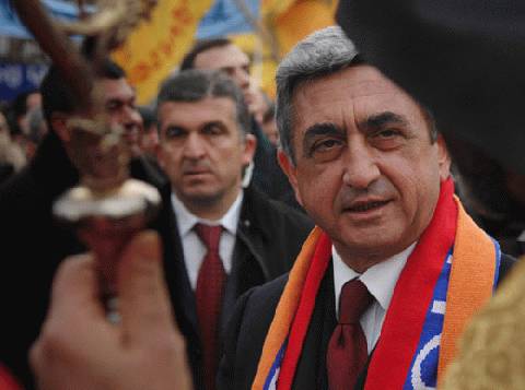 Serge Sarkissian élu président dès le premier tour