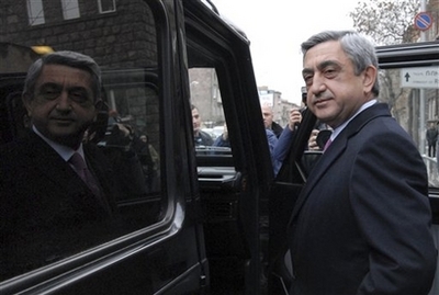 Arménie: Sarkissian en tête du premier tour (premiers résultats)