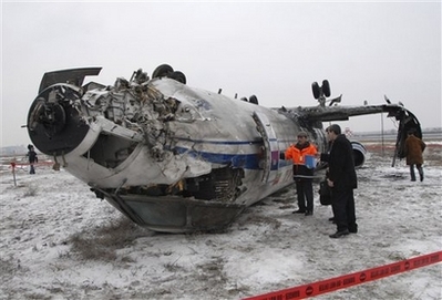 Un avion s&rsquo;écrase à l&rsquo;envol à Erevan: les 21 occupants survivent