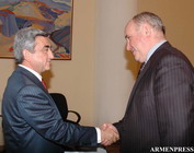 Rencontre entre Serge Sarkissian et Grigori Karassin