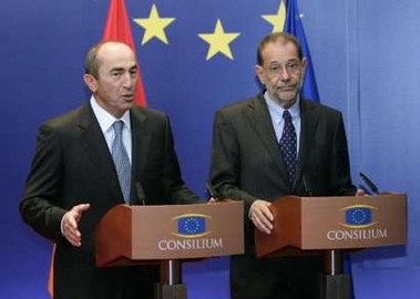 Déclaration de Javier Solana sur la situation en Arménie