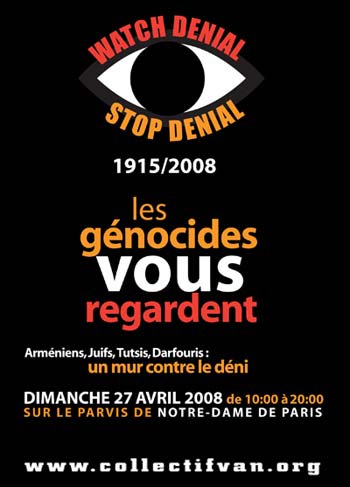 1915/2008 : « les génocides vous regardent »