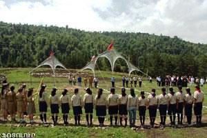 165 jeunes scouts de l&rsquo;UGAB en camp dans la région de Lori en Arménie