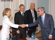 Rencontre du Président Sarkissian avec la délégation de l&rsquo;Association évangélique arménienne