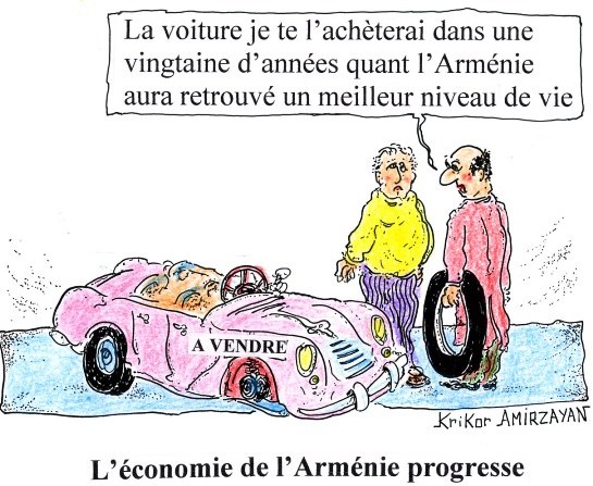Forte hausse de l&rsquo;importation de voitures en Arménie