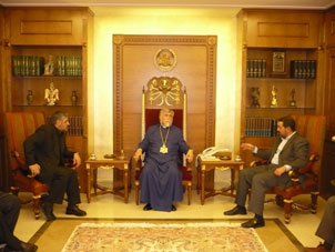 Sa sainteté Aram 1er a reçu l&rsquo;ambassadeur d&rsquo;Iran