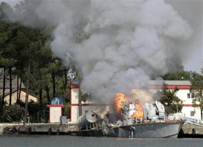 Silence et désolation à Poti, après un passage des Russes