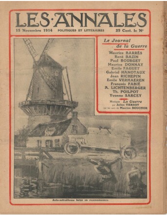Les annales 15 novembre 1914
