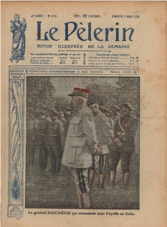 Le Pèlerin – 3 mars 1918 – Le Sultan Rouge