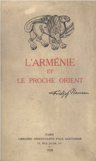 L&rsquo;Arménie et le Proche-Orient – Fridtjof Nansen – 1928