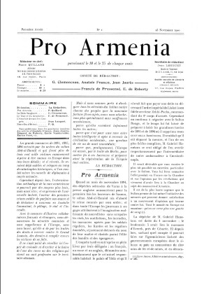 Pro Armenia N°1 / webaram.com