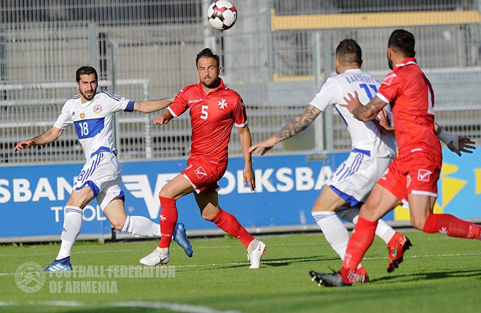 En match amical, l&rsquo;Arménie décevante concède un nul face à Malte (1-1)