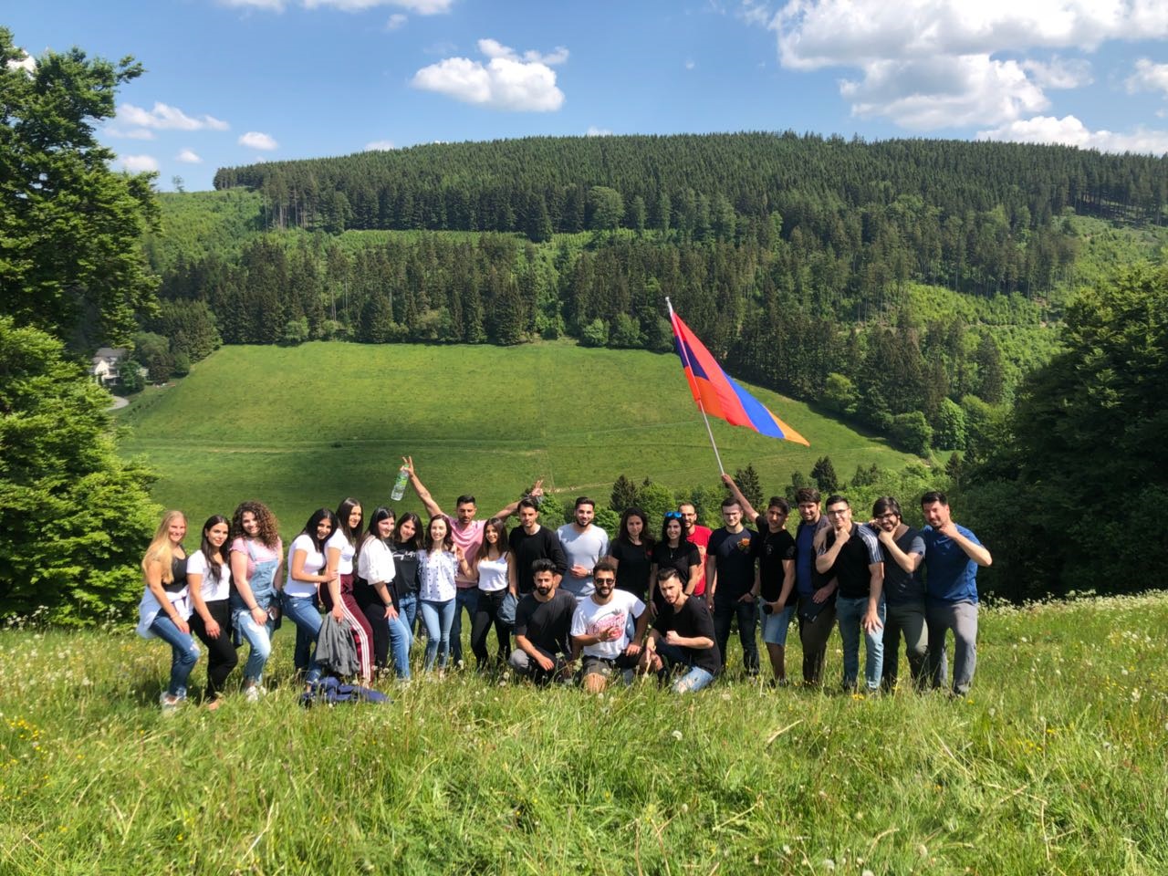 Rassemblement de plus de 70 jeunes Arméniens d&rsquo;Allemagne à Villingen