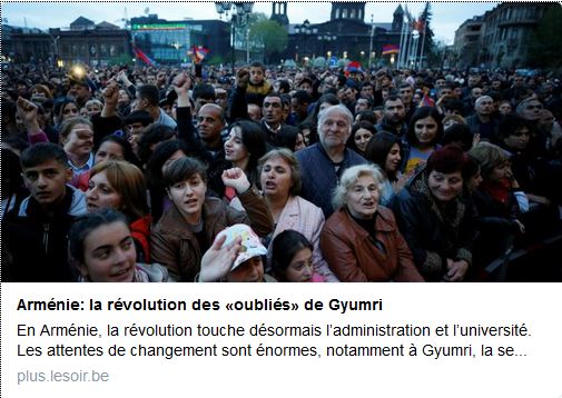 Arménie: la révolution des «oubliés» de Gyumri