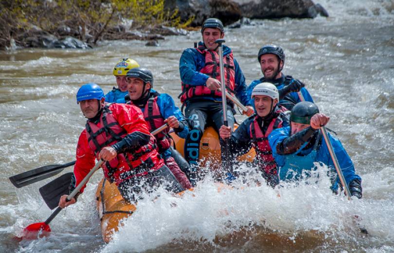 Première descente en rafting en Arménie sur la rivière Debed dans la région du Lori