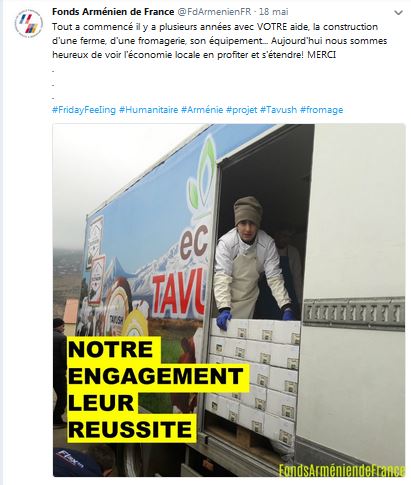 Fonds Arménien de France : Tout a commencé il y a plusieurs années avec VOTRE aide