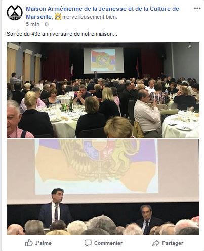 Maison Arménienne de la Jeunesse et de la Culture de Marseille:Soirée du 43e anniversaire de notre maison…
