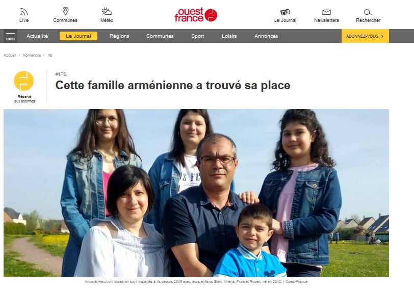 Cette famille arménienne a trouvé sa place
