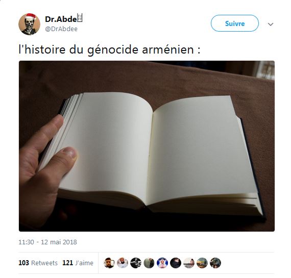 Racisme antiarménien sur les réseaux sociaux