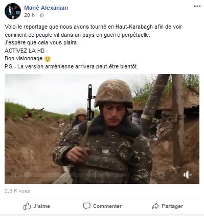Voici le reportage que nous avons tourné en Haut-Karabagh afin de voir comment ce peuple vit dans un pays en guerre perpétuelle