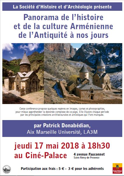 Panorama de l&rsquo;histoire et de la culture Arménienne de l&rsquo;Antiquité à nos jours