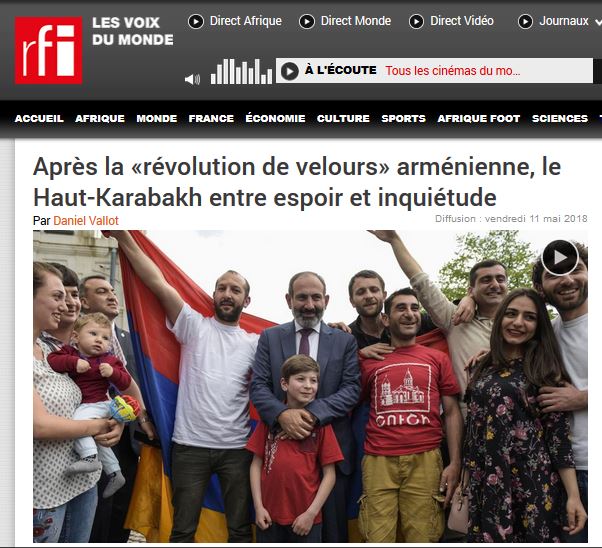 Après la «révolution de velours» arménienne, le Haut-Karabakh entre espoir et inquiétude