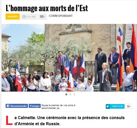 L&rsquo;hommage aux morts de l&rsquo;Est