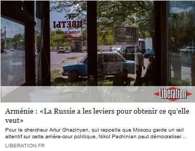 Arménie : «La Russie a les leviers pour obtenir ce qu&rsquo;elle veut»