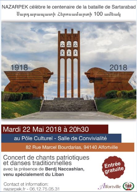 Commémoration du Centenaire de la bataille de Sartarabad – Nazarpek