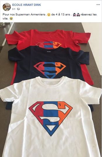 Ecole Hrant Dink : Pour nos Superman Armeniens  de 4 à 13 ans