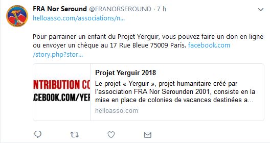 Pour parrainer un enfant du Projet Yerguir