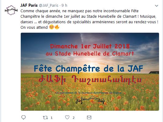 Comme chaque année, ne manquez pas notre incontournable Fête Champêtre le dimanche 1er juillet au Stade Hunebelle de Clamart !