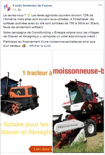 Le saviez-vous ? – Les terres agricoles couvrent environ 72% de l&rsquo;Arménie mais elles sont souvent sous-utilisées