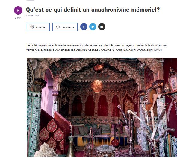Qu&rsquo;est-ce qui définit un anachronisme mémoriel?