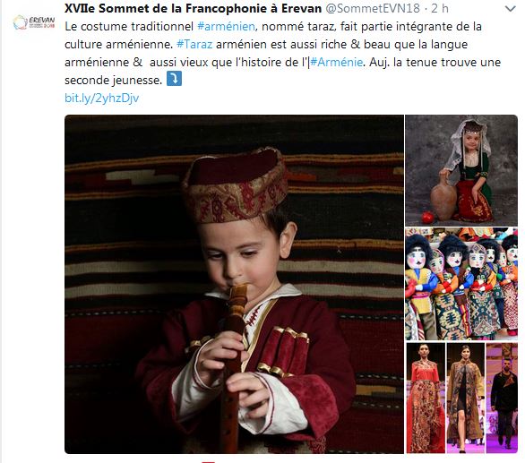 Le costume traditionnel arménien, nommé taraz, fait partie intégrante de la culture arménienne