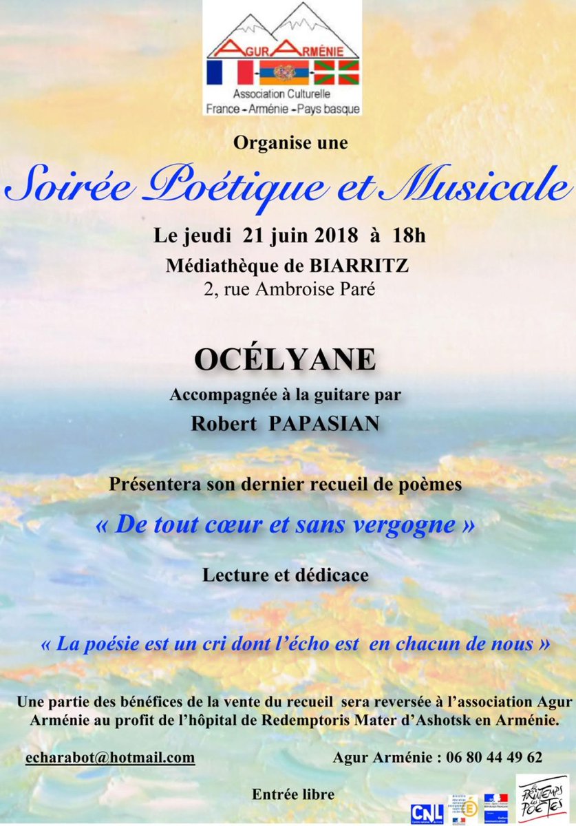 Soirée poétique et musicale